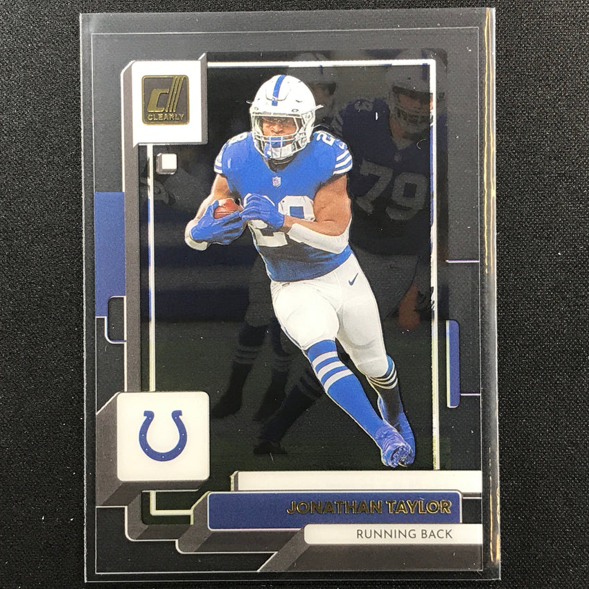 2022 Clearly Donruss JONATHAN TAYLOR Gold #21