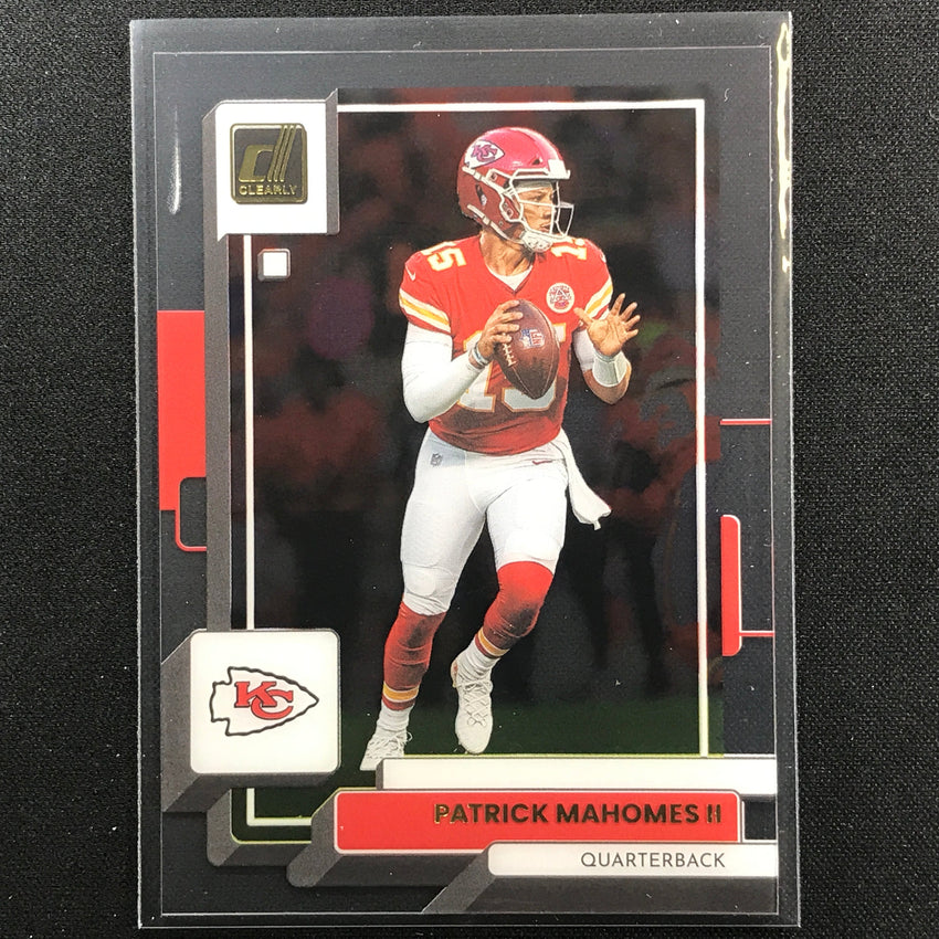2022 Clearly Donruss Patrick Mahomes Ii Gold No 23