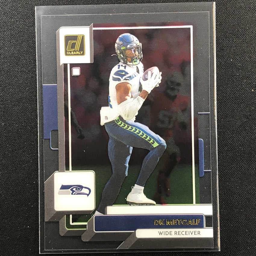 2022 Clearly Donruss DK METCALF Gold #42