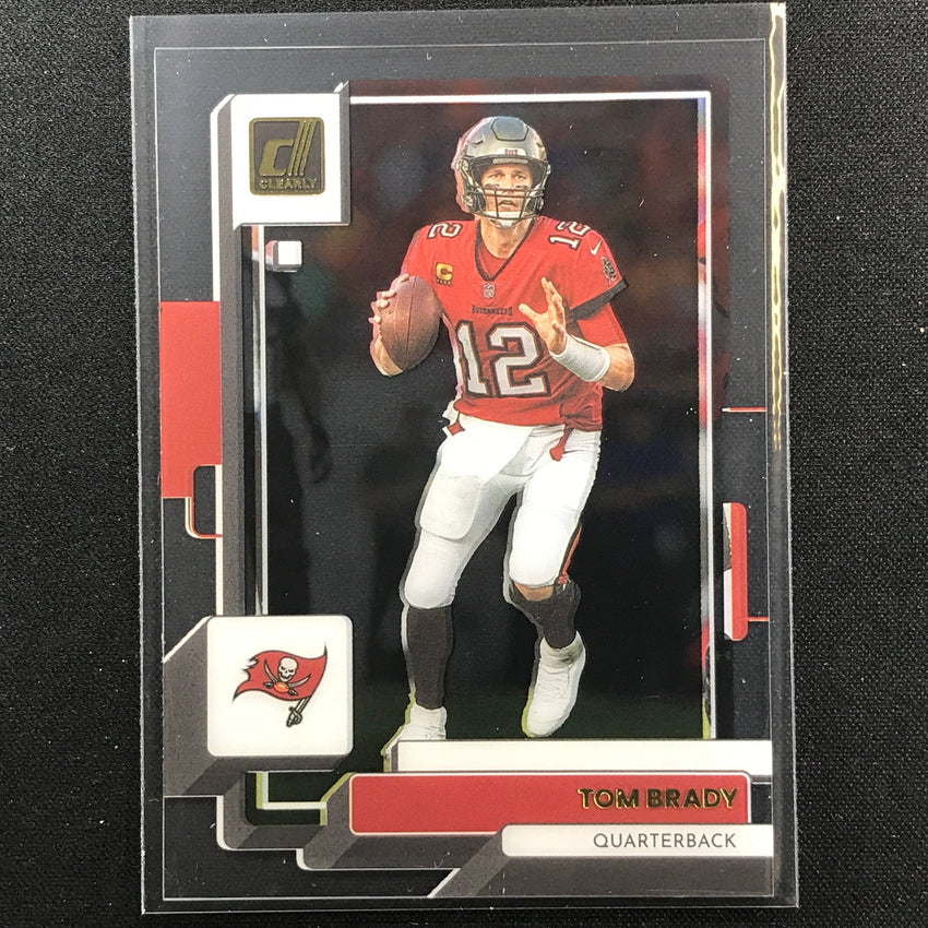 2022 Clearly Donruss Tom Brady Gold No 45