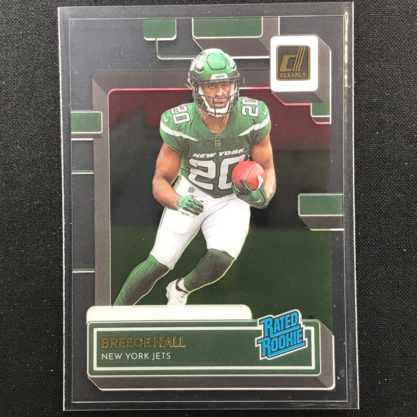 2022 Clearly Donruss BREECE HALL Rated Rookie Gold #64