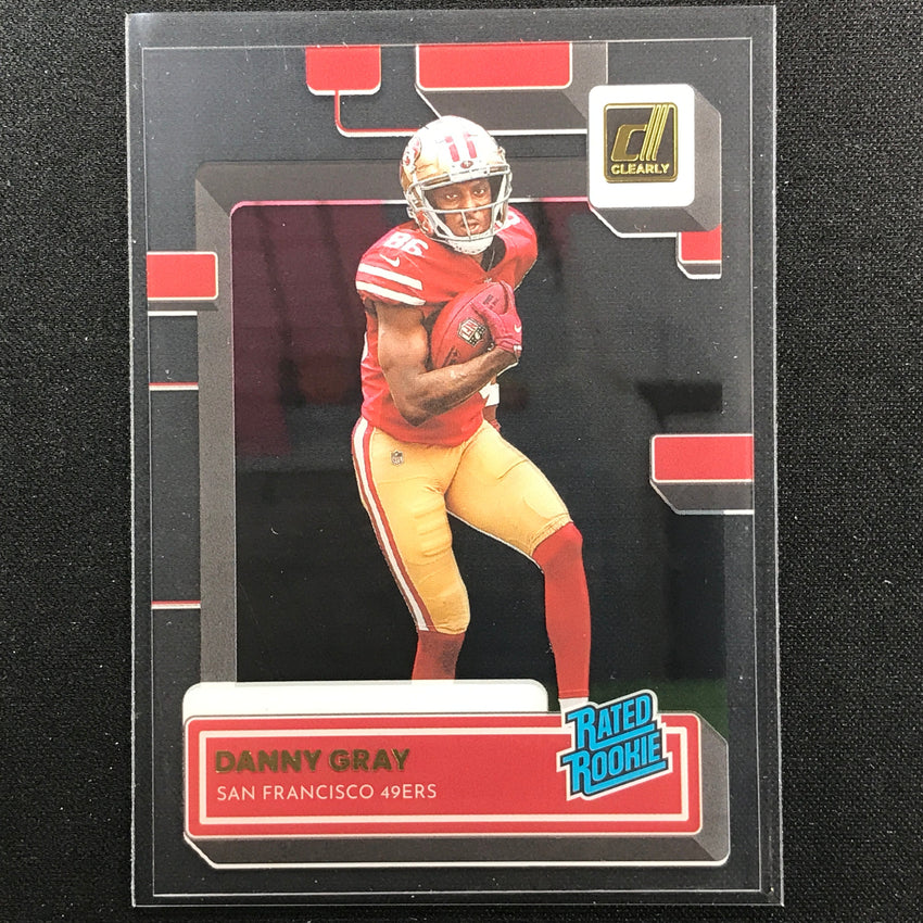 2022 Clearly Donruss DANNY GRAY Rated Rookie Gold #83