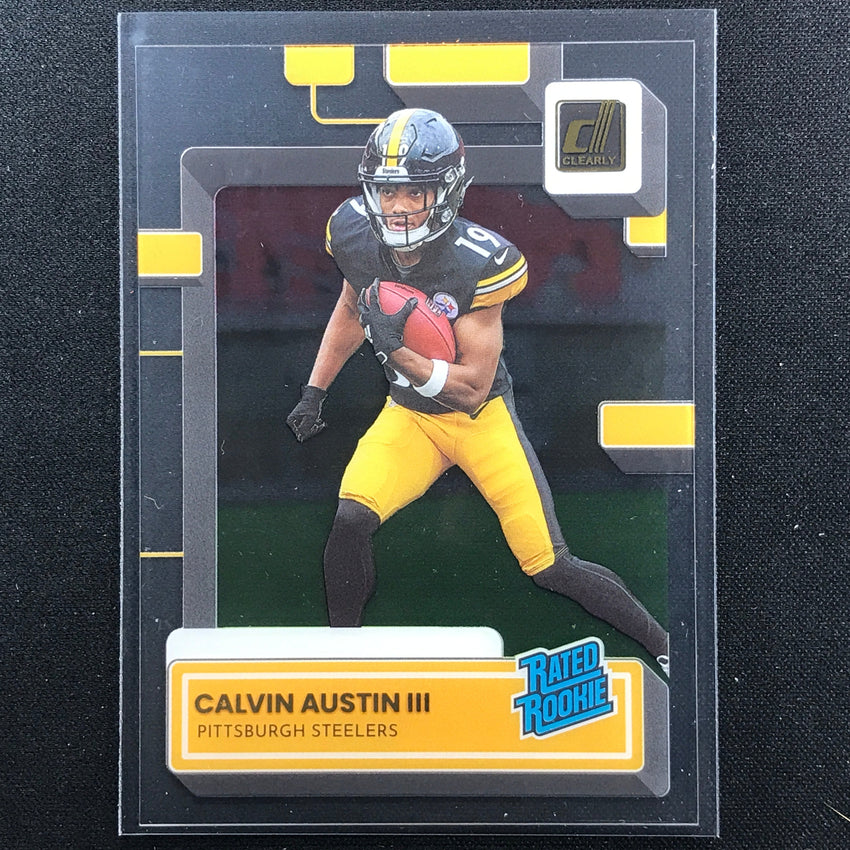 2022 Clearly Donruss CALVIN AUSTIN III Rated Rookie Gold #86