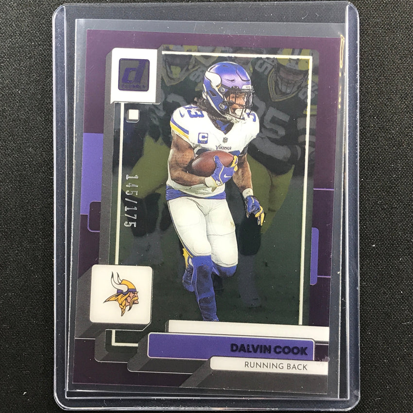 2022 Clearly Donruss Dalvin Cook Purple /175