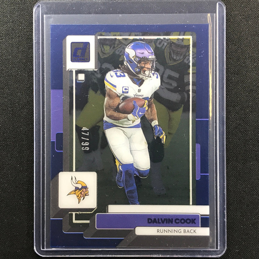 2022 Clearly Donruss Dalvin Cook Blue 47/99
