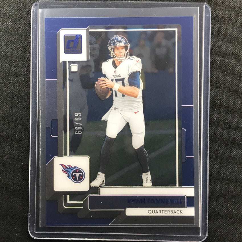 2022 Clearly Donruss Ryan Tannehill Blue 69/99