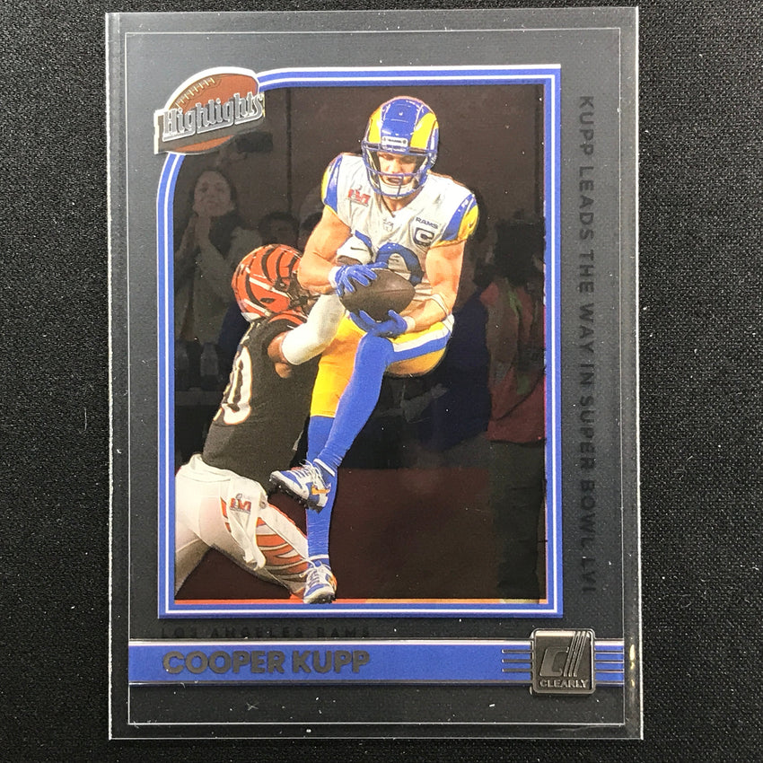 2022 Clearly Donruss COOPER KUPP Highlights Base #2
