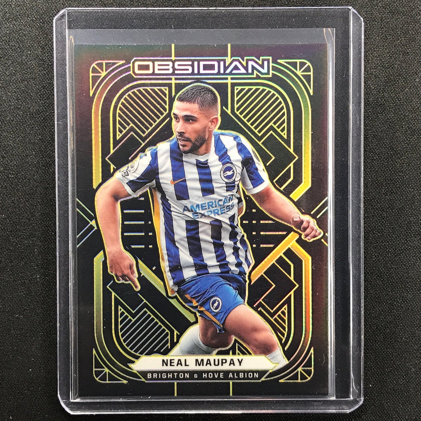 2021-22 Obsidian Neal Maupay Base Electric Etch Gold Yellow 10/10