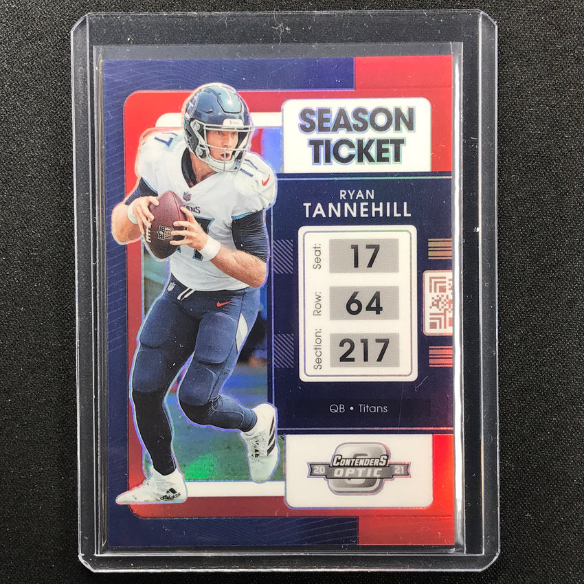 2021 Contenders Optic Ryan Tannehill Season Ticket Red 106/175