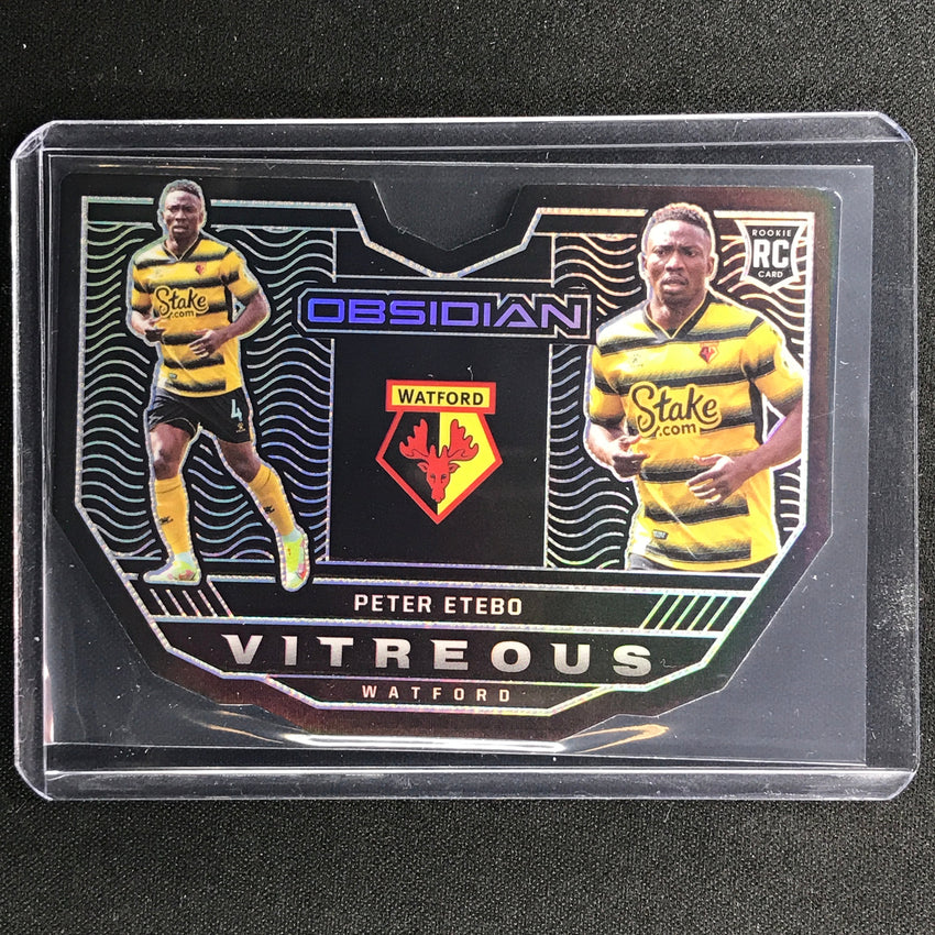 2021-22 Obsidian Peter Etebo Vitreous Rookie Silver Die-cut 91/99