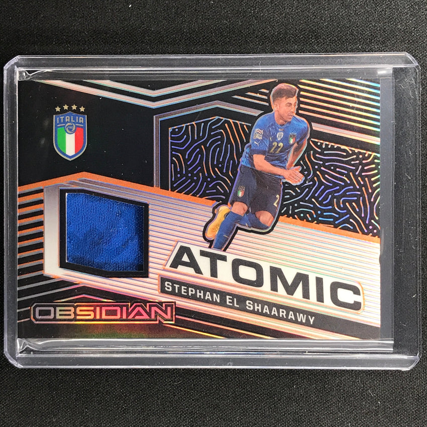 2021-22 Obsidian Stephan El Shaarawy Atomic Material Jersey Orange 20/50