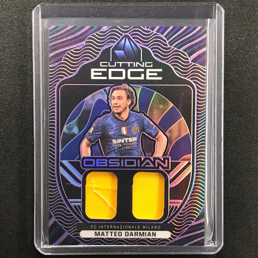 2021-22 Obsidian Matteo Darmian Cutting Edge Dual Jersey Electric Purple 24/75