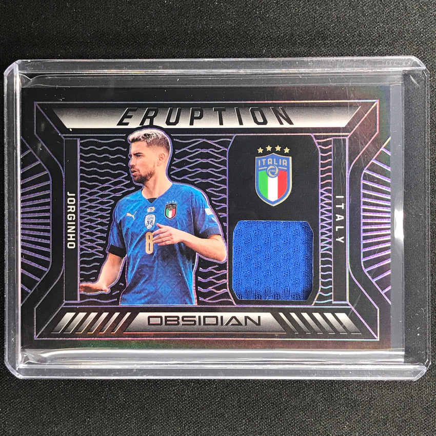 2021-22 Obsidian Jorginho Eruption Jersey Electric Etch Purple 34/75