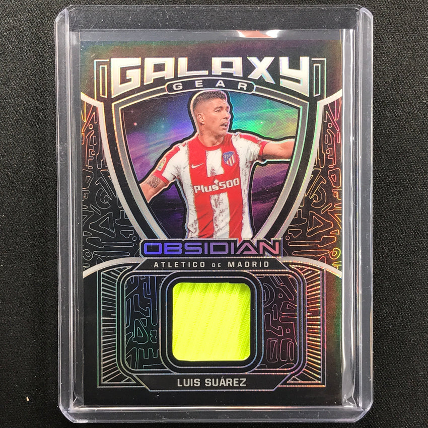 2021-22 Obsidian Luis Suarez Galaxy Gear Jersey Silver 75/99