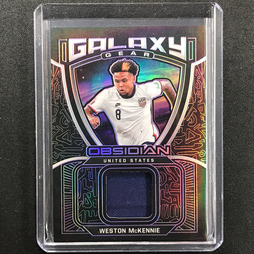 2021-22 Obsidian Weston Mckennie Galaxy Gear Jersey Electric Etch Purple 23/75