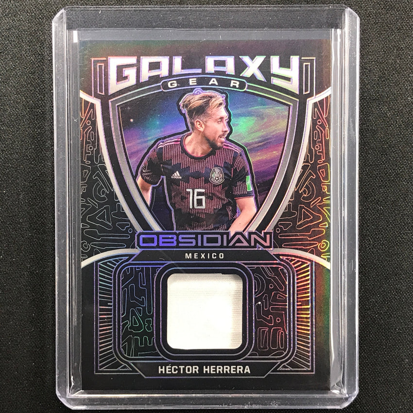 2021-22 Obsidian Hector Herrera Galaxy Gear Jersey Electric Etch Purple 48/75