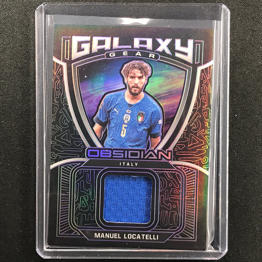 2021-22 Obsidian Manuel Locatelli Galaxy Gear Jersey Electric Etch Purple 67/75