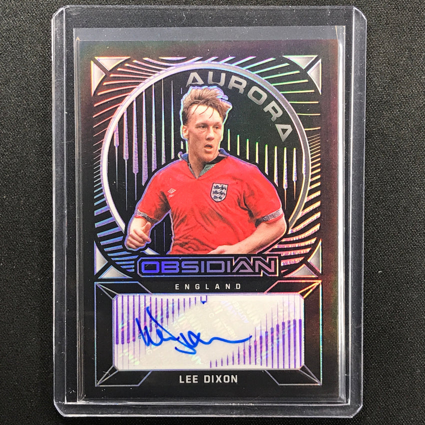 2021-22 Obsidian Lee Dixon Aurora Auto Electric Etch Purple 12/15