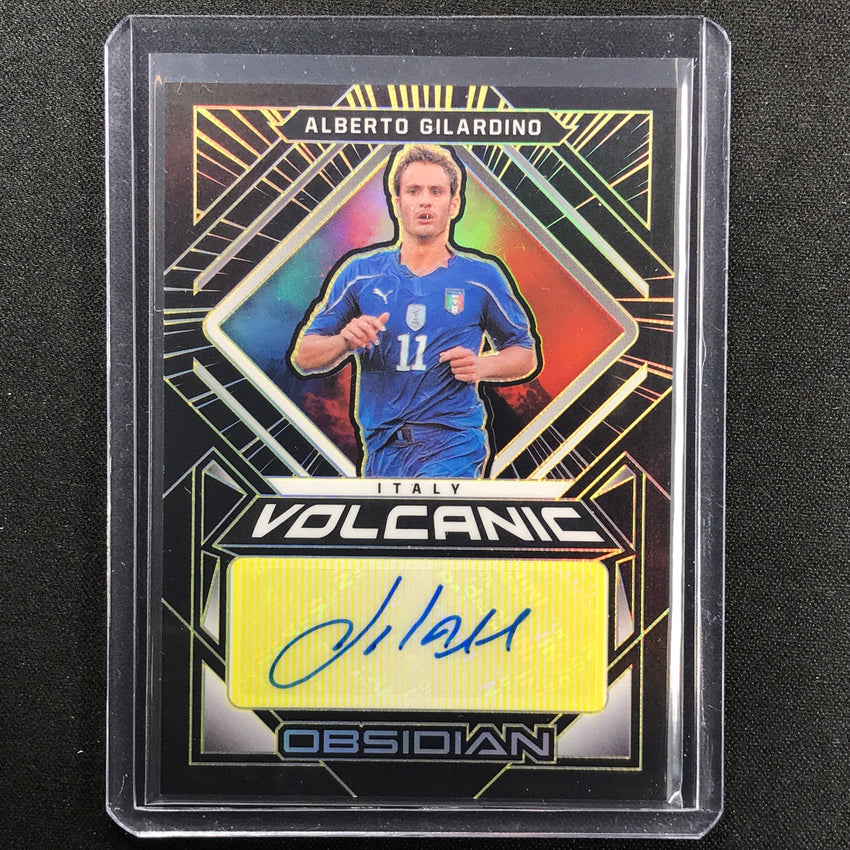 2021-22 Obsidian Alberto Gilardino Volcanic Signatures Auto Yellow Gold 7/10