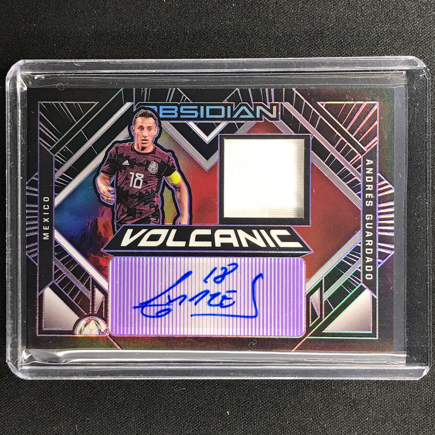2021-22 Obsidian Andres Guardado Volcanic Materials Jersey Auto Purple 42/75