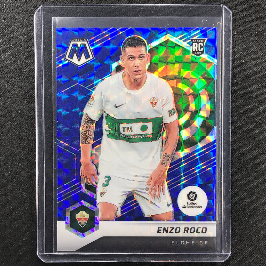 2021-22 Mosaic La Liga Enzo Roco Rookie Blue 14/99