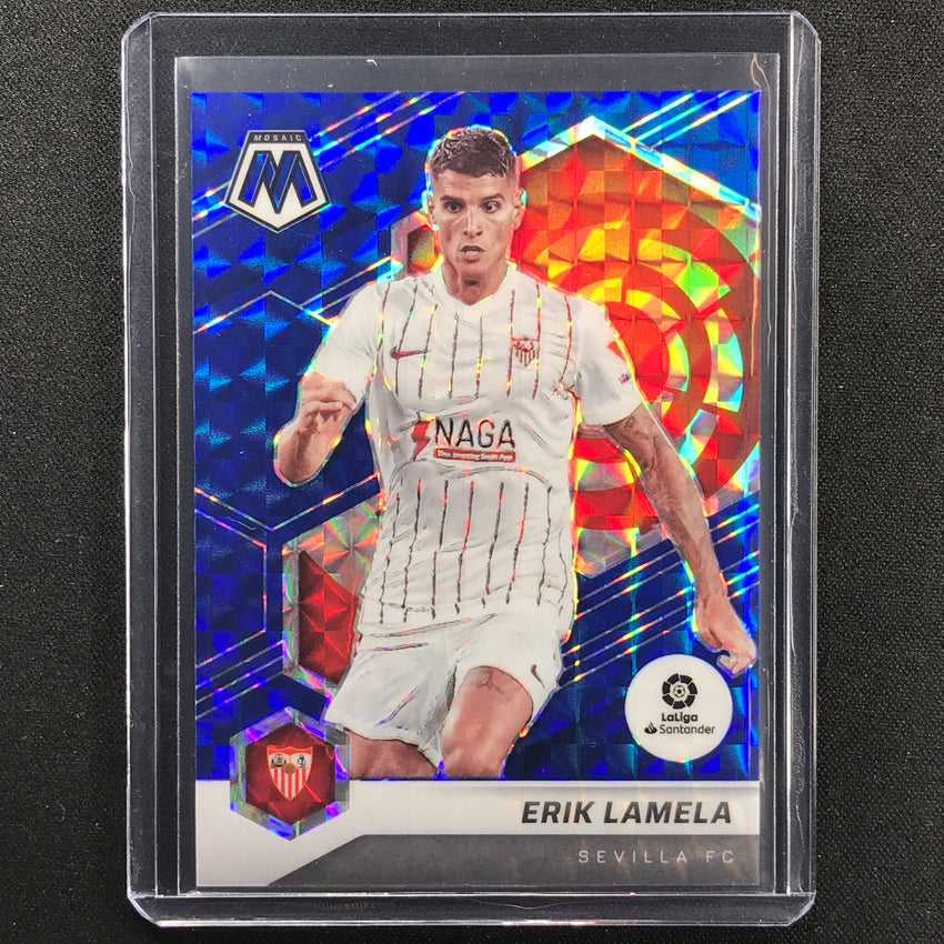 2021-22 Mosaic La Liga Erik Lamela Blue 89/99