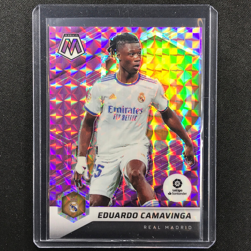 2021-22 Mosaic La Liga Eduardo Camavinga Purple 3/49