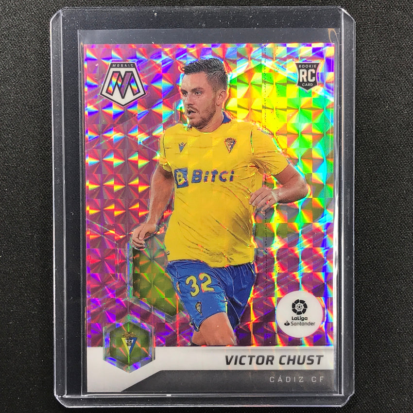 2021-22 Mosaic La Liga Victor Chust Rookie Pink 17/25