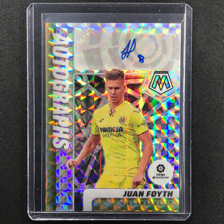 2021-22 Mosaic La Liga Juan Foyth Autographs No Jfy