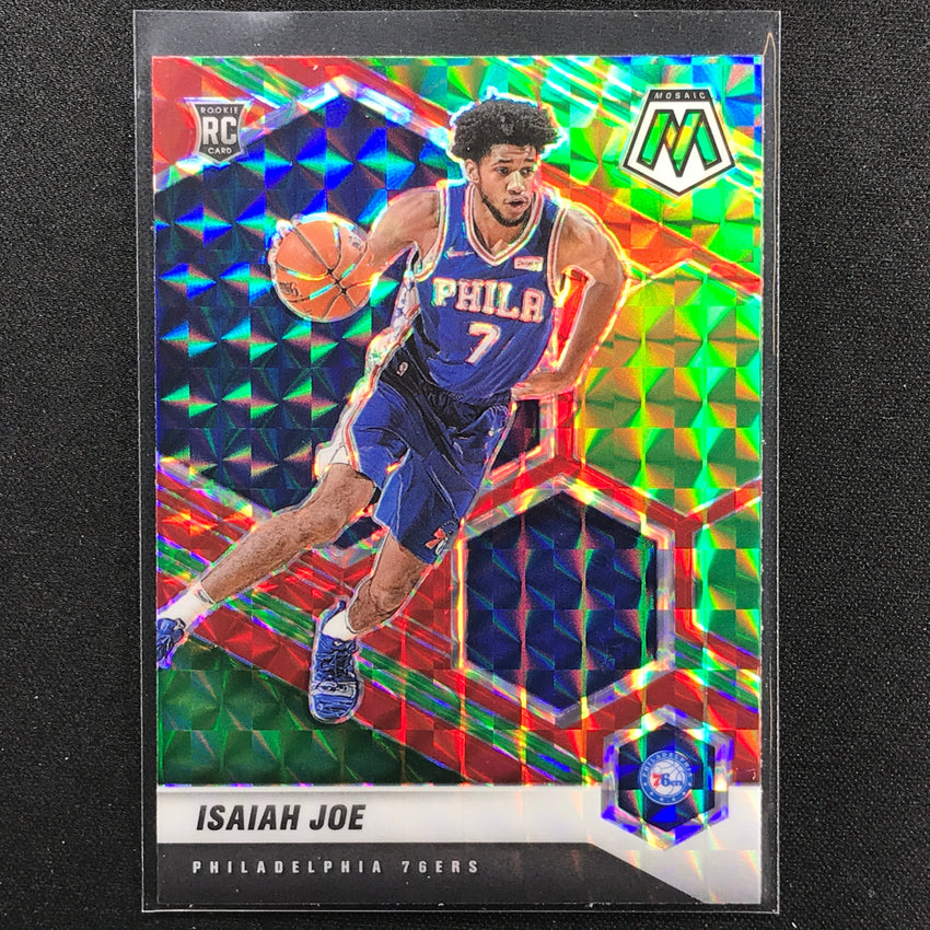 2020-21 Mosaic Isaiah Joe Choice Red Green Rookie No 216