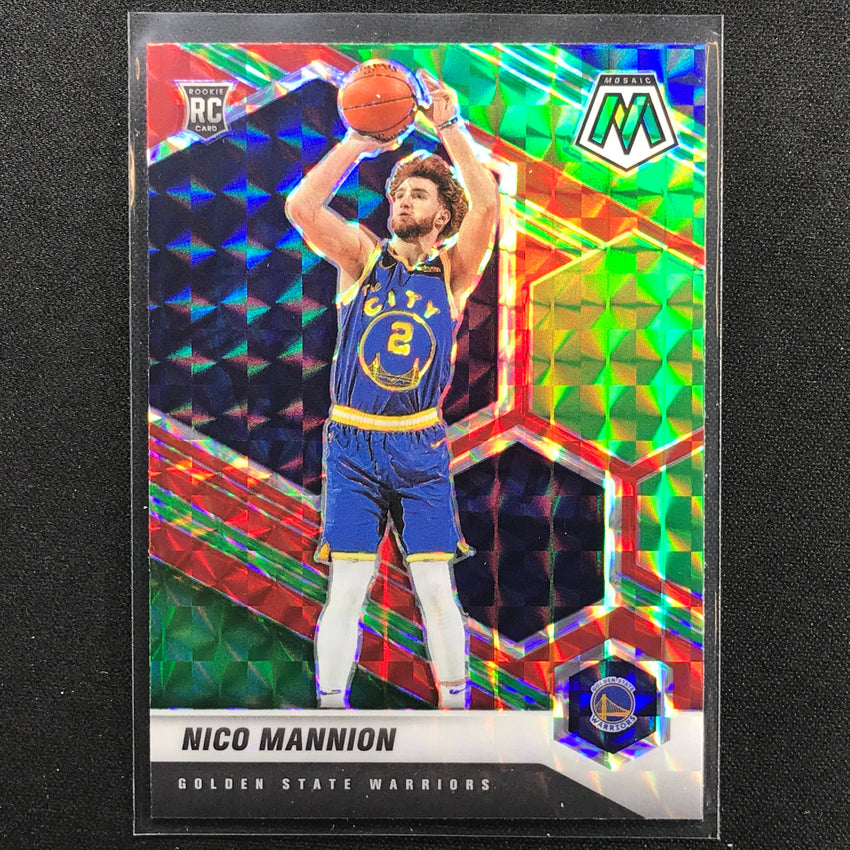 2020-21 Mosaic NICO MANNION Choice Red Green Rookie #229