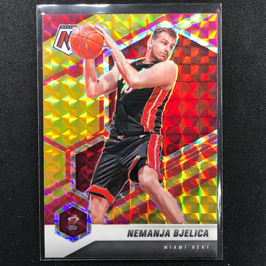 2020-21 Mosaic Nemanja Bjelica Choice Fusion Red And Yellow 46/88