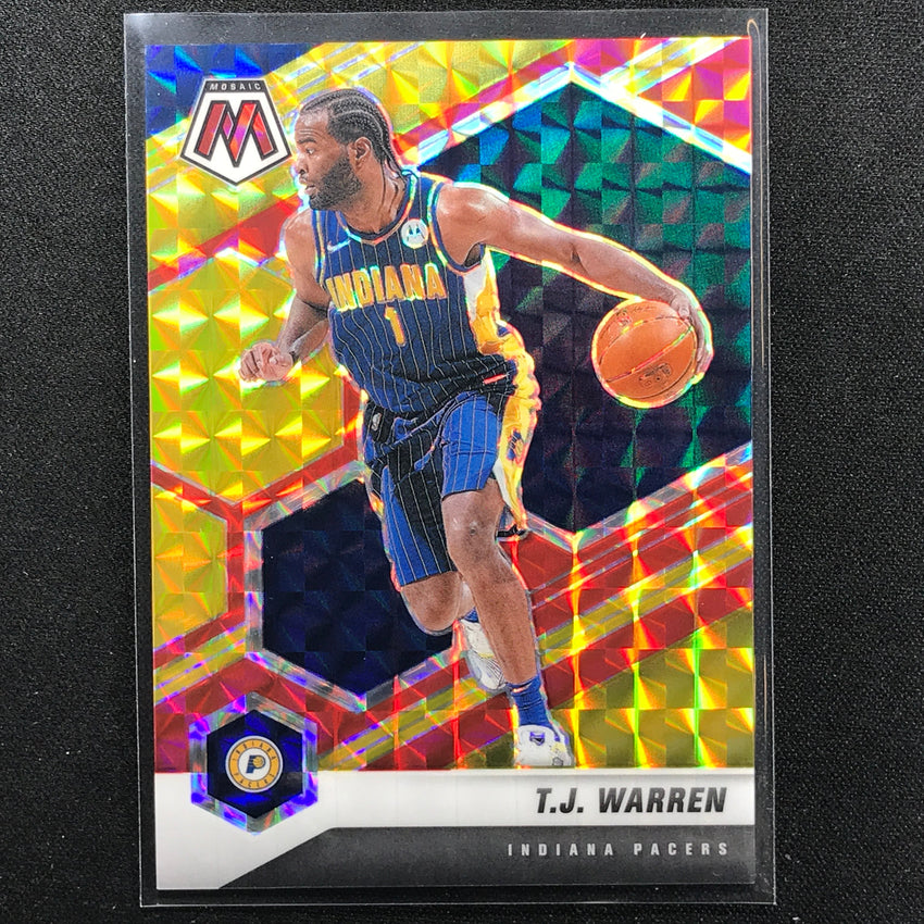 2020-21 Mosaic T.j. Warren Choice Fusion Red And Yellow 77/88