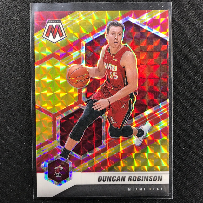 2020-21 Mosaic Duncan Robinson Choice Fusion Red And Yellow 43/88