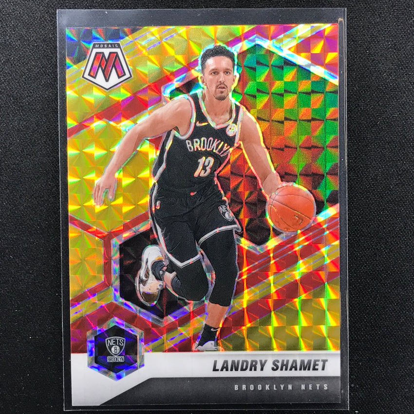 2020-21 Mosaic Landry Shamet Choice Fusion Red And Yellow 82/88
