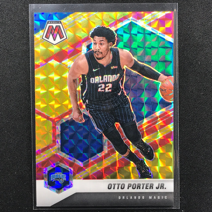 2020-21 Mosaic Otto Porter Jr. Choice Fusion Red And Yellow 63/88