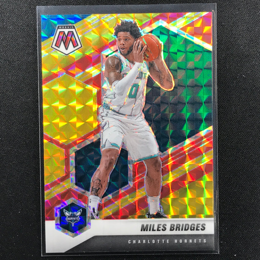 2020-21 Mosaic Miles Bridges Choice Fusion Red And Yellow 81/88