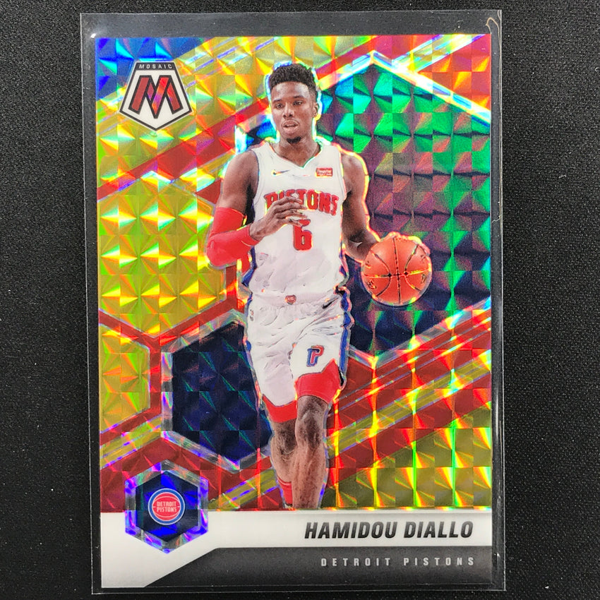 2020-21 Mosaic Hamidou Diallo Choice Fusion Red And Yellow 11/88