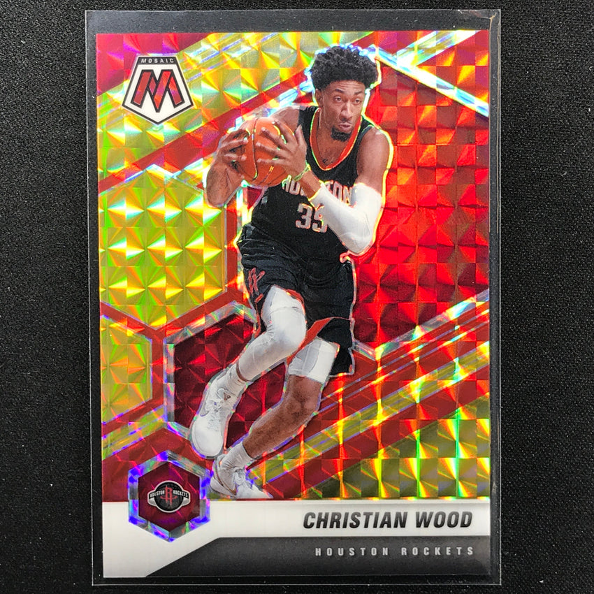 2020-21 Mosaic Christian Wood Choice Fusion Red And Yellow 82/88