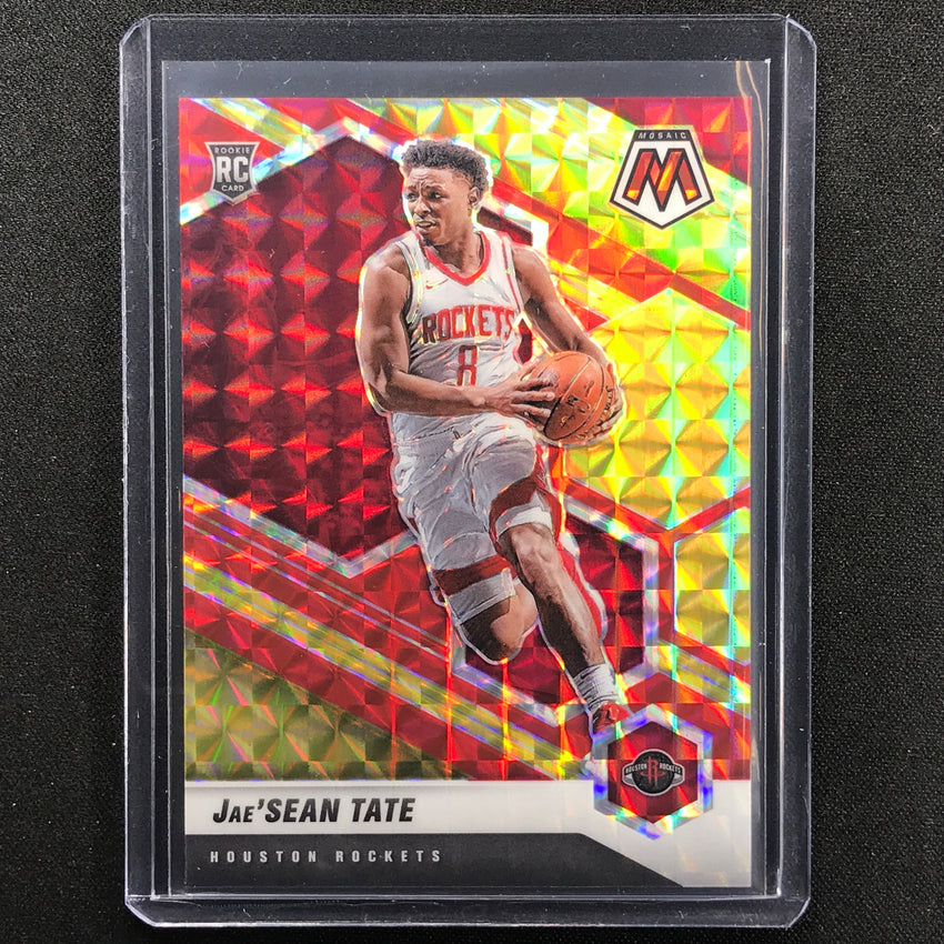 2020-21 Mosaic Jaesean Tate Choice Fusion Red And Yellow Rookie 7/88