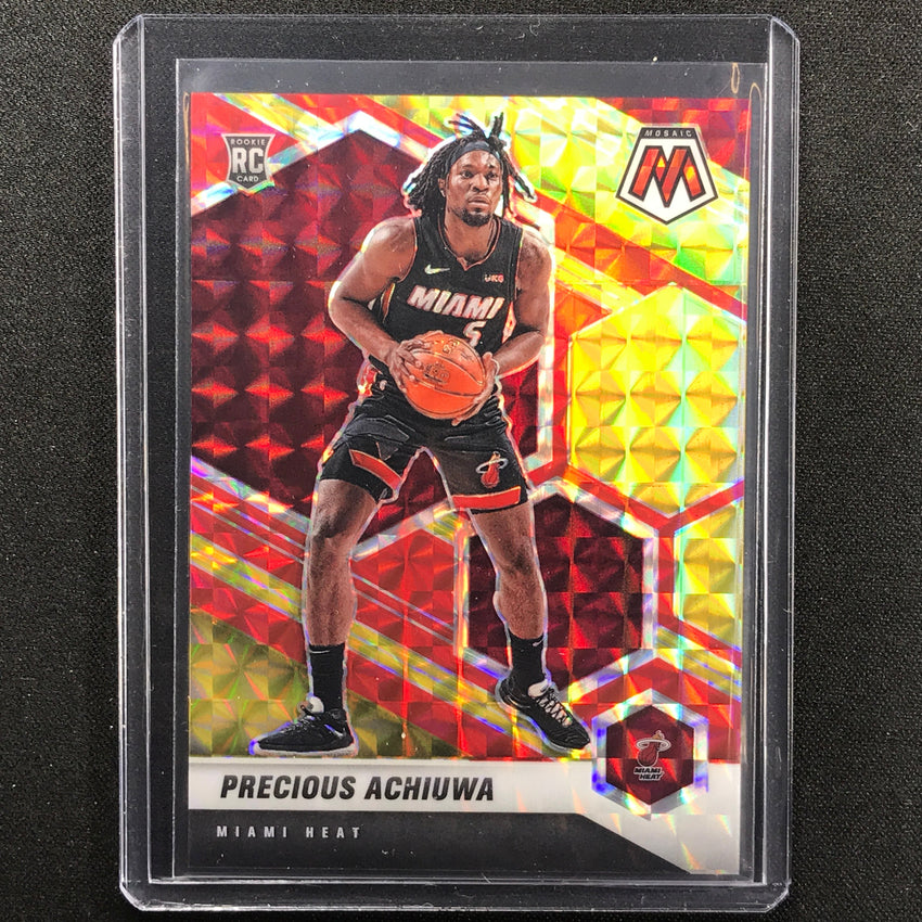 2020-21 Mosaic Precious Achiuwa Choice Fusion Red And Yellow Rookie 34/88