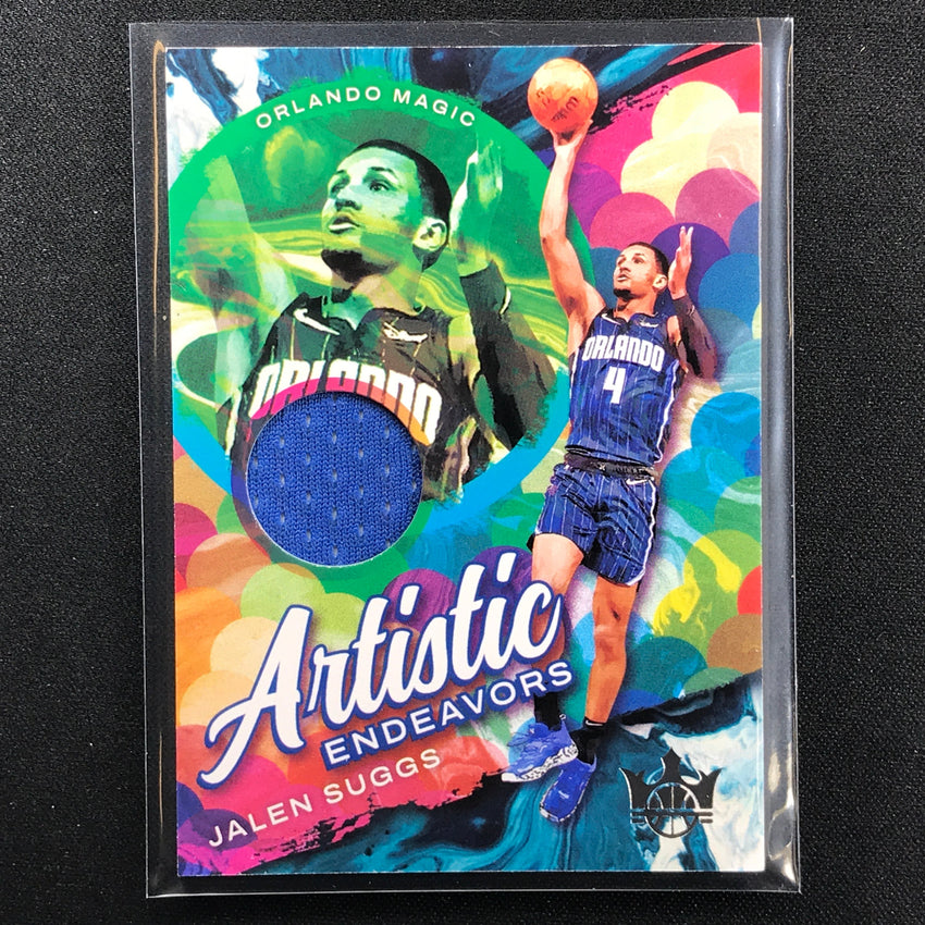 2021-22 Court Kings Jalen Suggs Artistic Endeavors Rookie Jersey No Jsu B