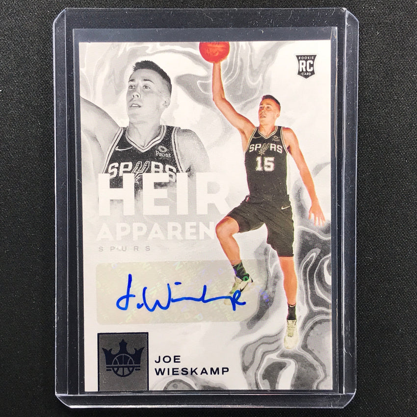 2021-22 Court Kings Joe Wieskamp Heir Apparent Rookie Auto Sapphire 25/25