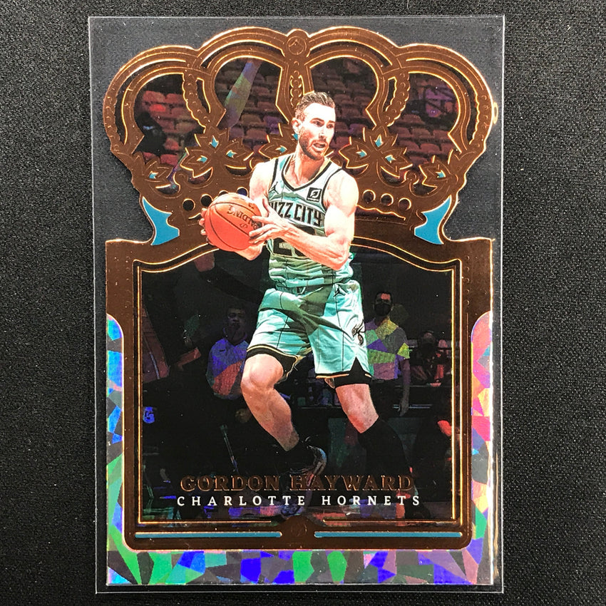 2021-22 Crown Royale Gordon Hayward Crystal Bronze No 78