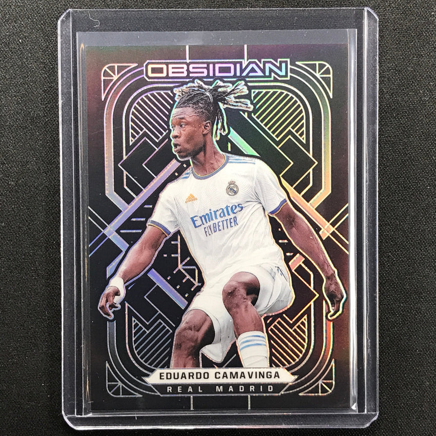 2021-22 Obsidian Eduardo Camavinga Base Silver 34/105