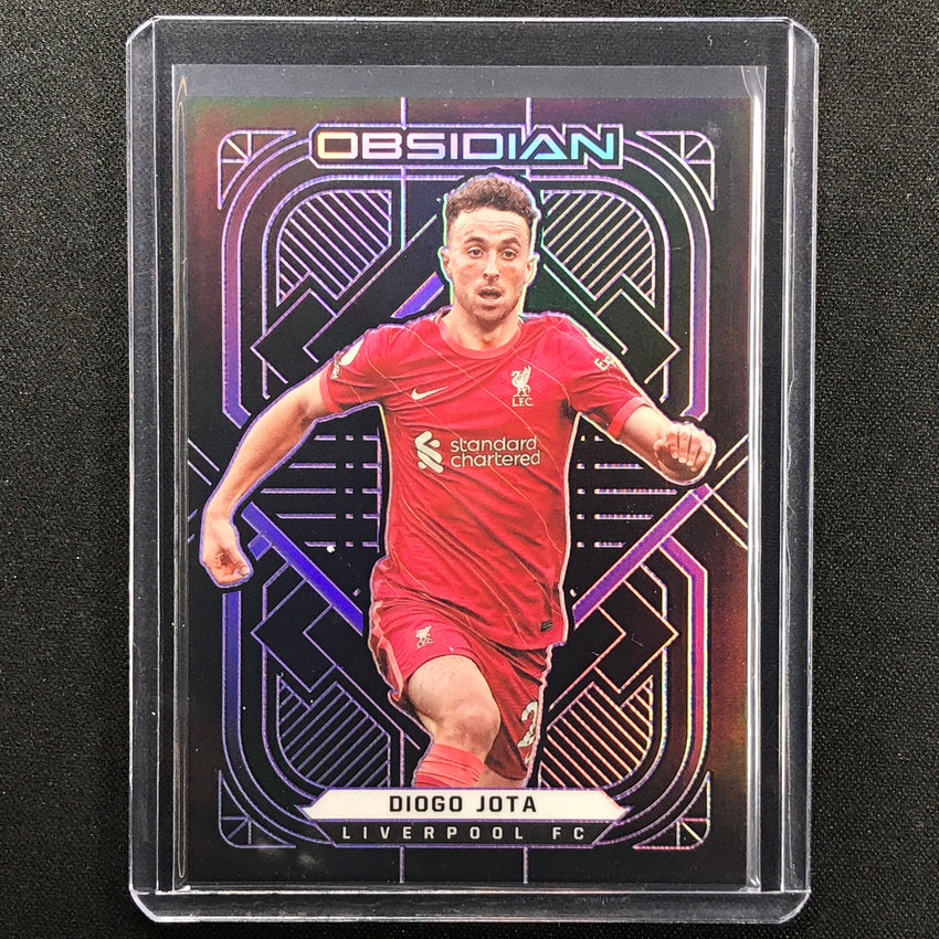 2021-22 Obsidian Diogo Jota Base Electric Etch Purple 22/30