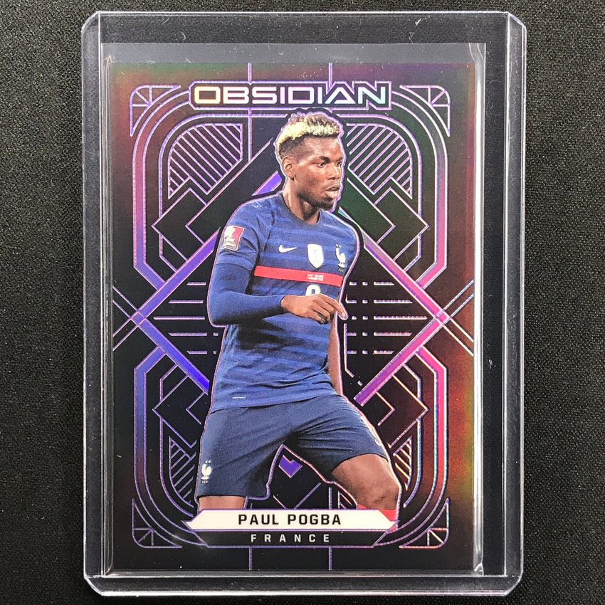 2021-22 Obsidian Paul Pogba Base Electric Etch Purple 24/30