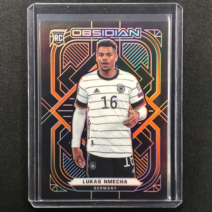 2021-22 Obsidian Lukas Nmecha Rookie Base Electric Etch Orange 21/25