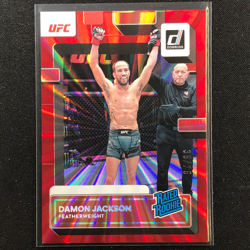 2023 Donruss Ufc Damon Jackson Rated Rookie Holo Red Laser 35/75