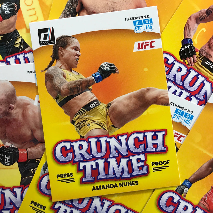 2023 Donruss UFC ROSE NAMAJUNAS Crunch Time Press Proof Silver #4